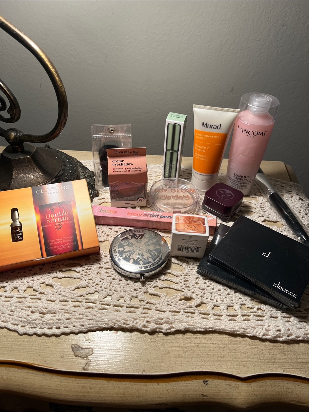 Beauty Bundle Lancôme Clarins Murad Clinique Laura Geller Doucce Lottie Joe Glow